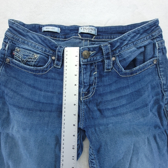 Vigoss Womens Bootcut Jeans Size 8 Petite Inseam 26" - Picture 5 of 9